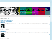 Tablet Screenshot of derekdubois.net